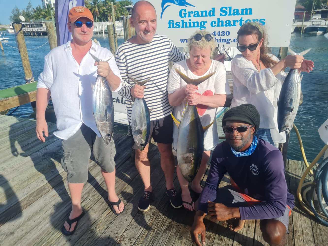 a group of people posing for the camera