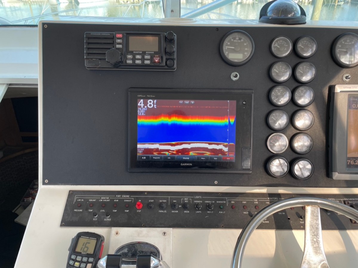 a stove top oven sitting inside of a computer